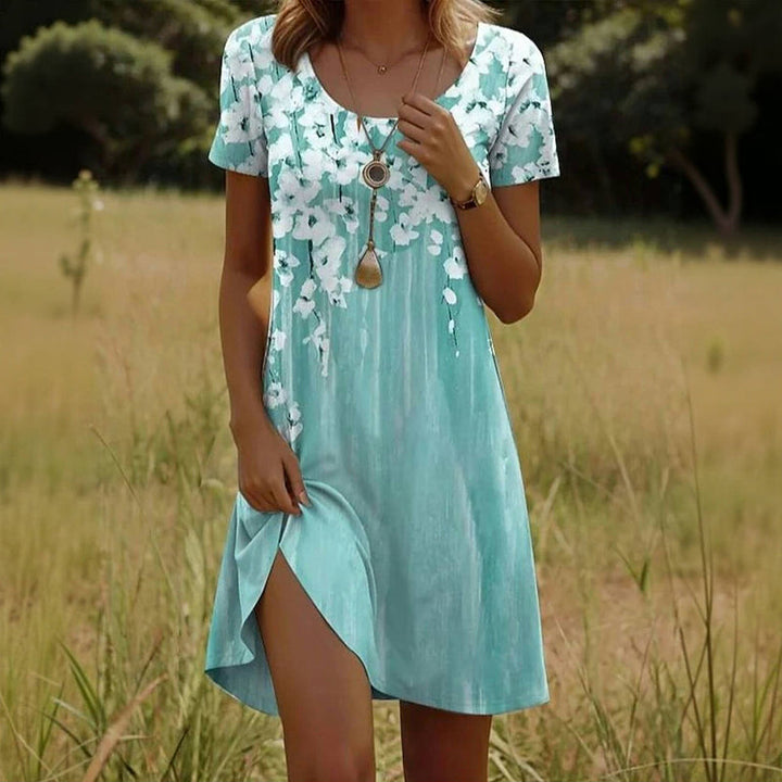 Robe d'été "Heure du café" – Élégante & sereine