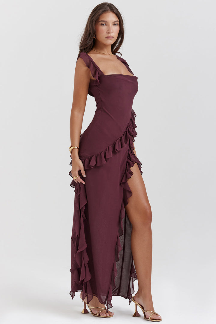 Ariana™ | Robe Maxi Élégante à Fente