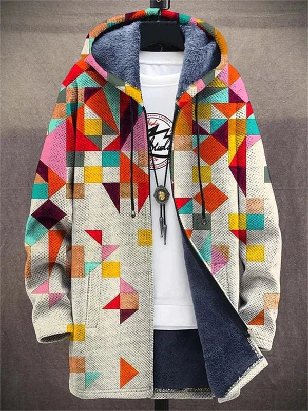 Elari™ | Cardigan avec Déclaration Artistique et Imprimé Unique