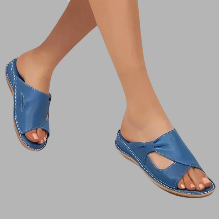 Chlotberga | Sandales en cuir orthopédiques premium pour le confort