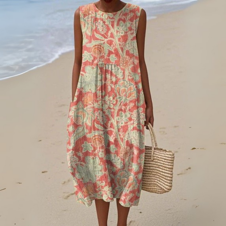 Ellis™ | Robe Vintage Fleurie Élégante