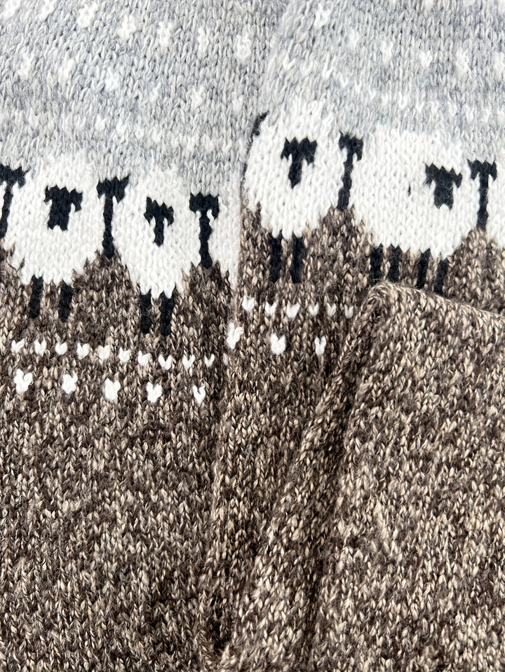 Nordic™ | Pull d'Hiver Élégant avec Motif Jacquard Moutons