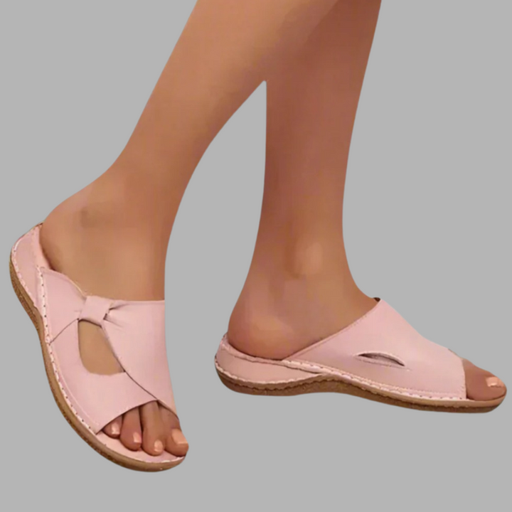 Chlotberga | Sandales en cuir orthopédiques premium pour le confort