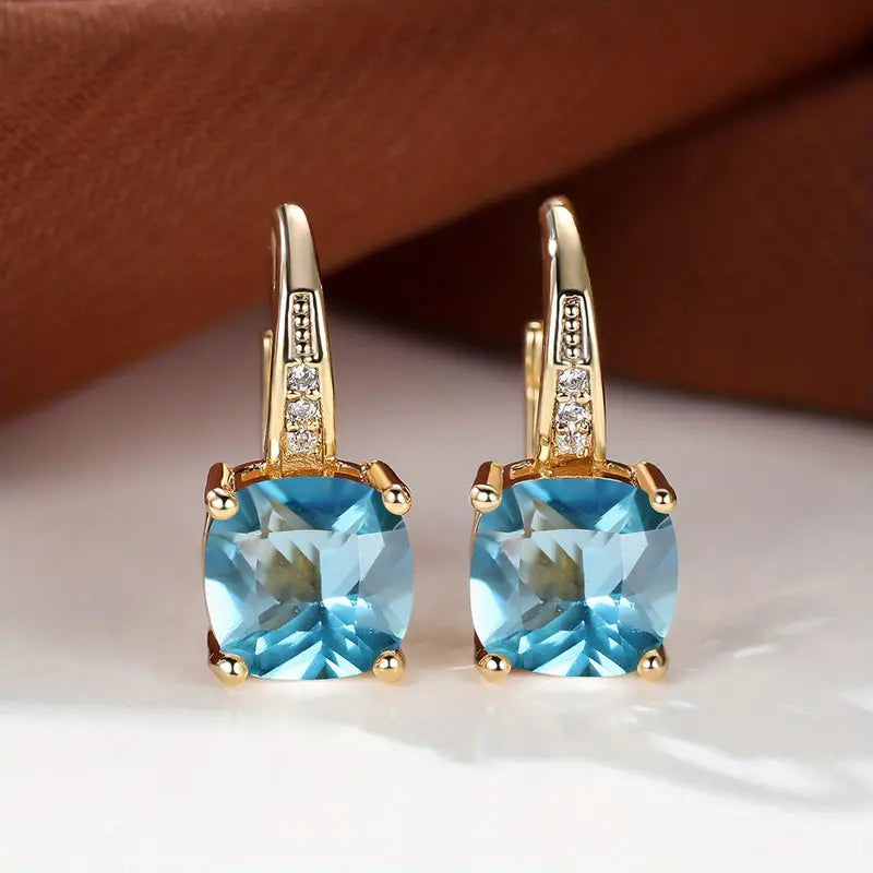 Boucles d'oreilles en pierre mystique