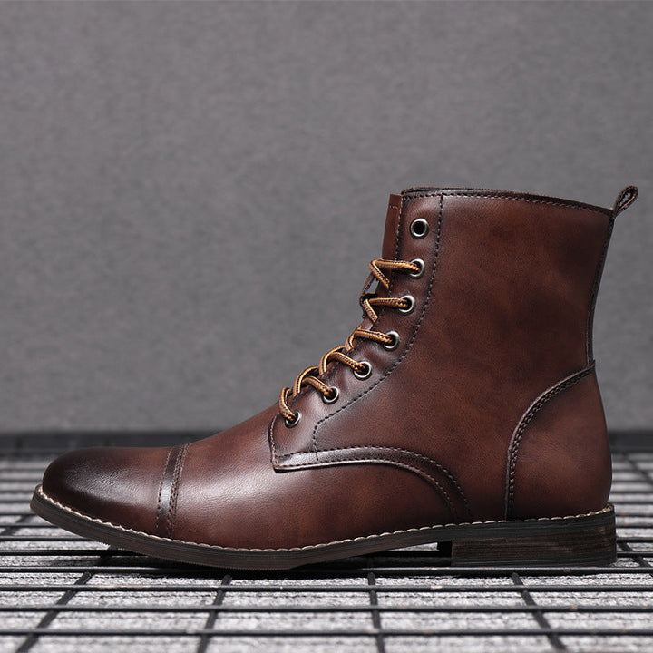 Elyvora™ | Bottes Élégantes en Cuir pour Homme