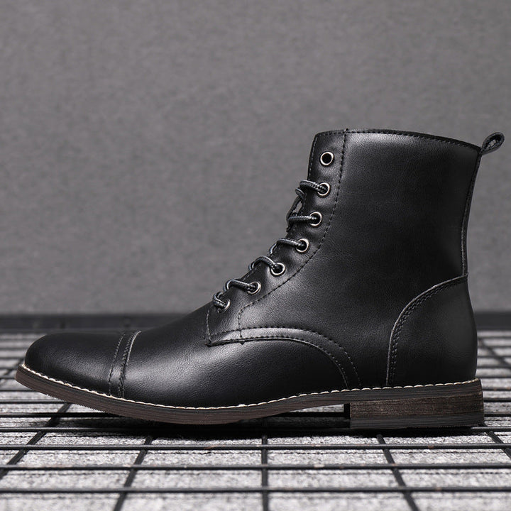 Elyvora™ | Bottes Élégantes en Cuir pour Homme