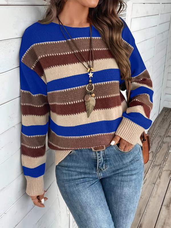 Lunira™ | Pull en maille rayée