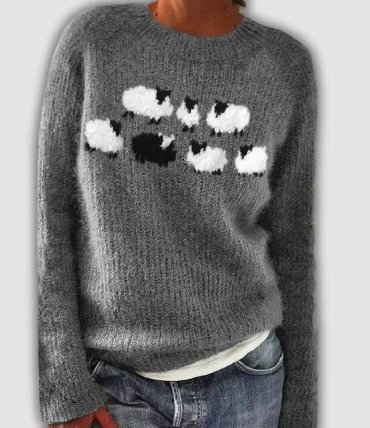 Amaris - Pull rétro confortable
