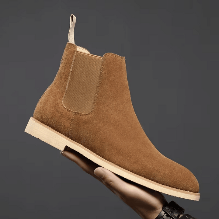 Novexa™ | Bottines Chelsea Olive Élégantes