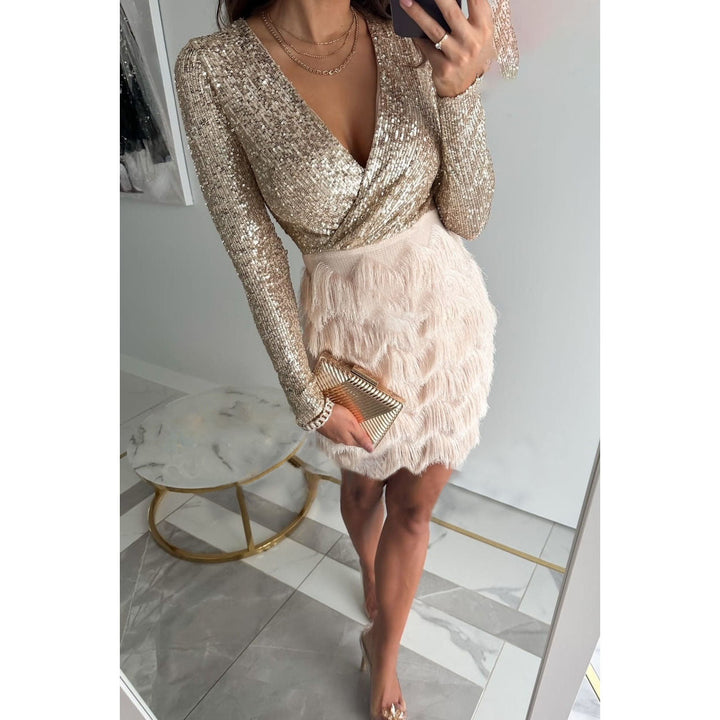 Felyndra™ | Robe avec patchwork et franges
