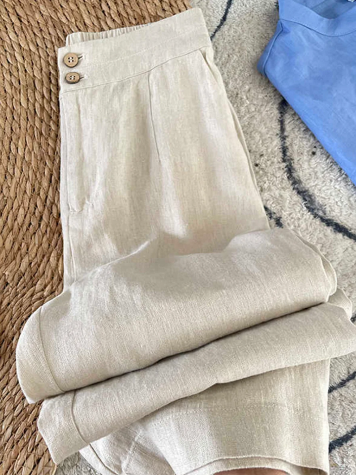 Clyra™ | Pantalon en Lin Sans Effort