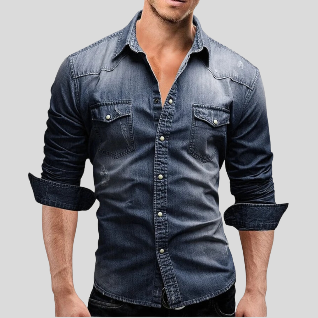 Lexon™ | Chemise en Jean Élégante et Polyvalente