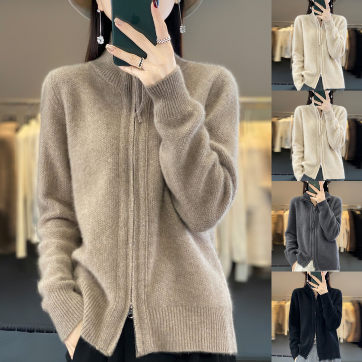 Solvaris™ | Cardigan Zippé Élégant et Confortable