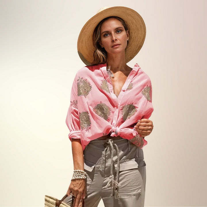 Ossen™ | Blouse Chic et Légère pour Journées Ensoleillées