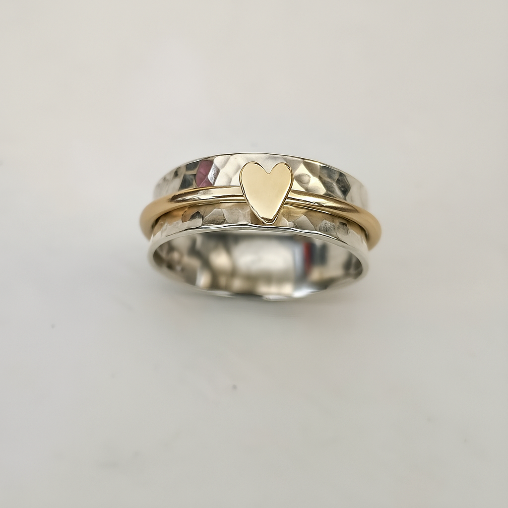 Amora™ | Bague Cœur Élégante avec Design Délicat