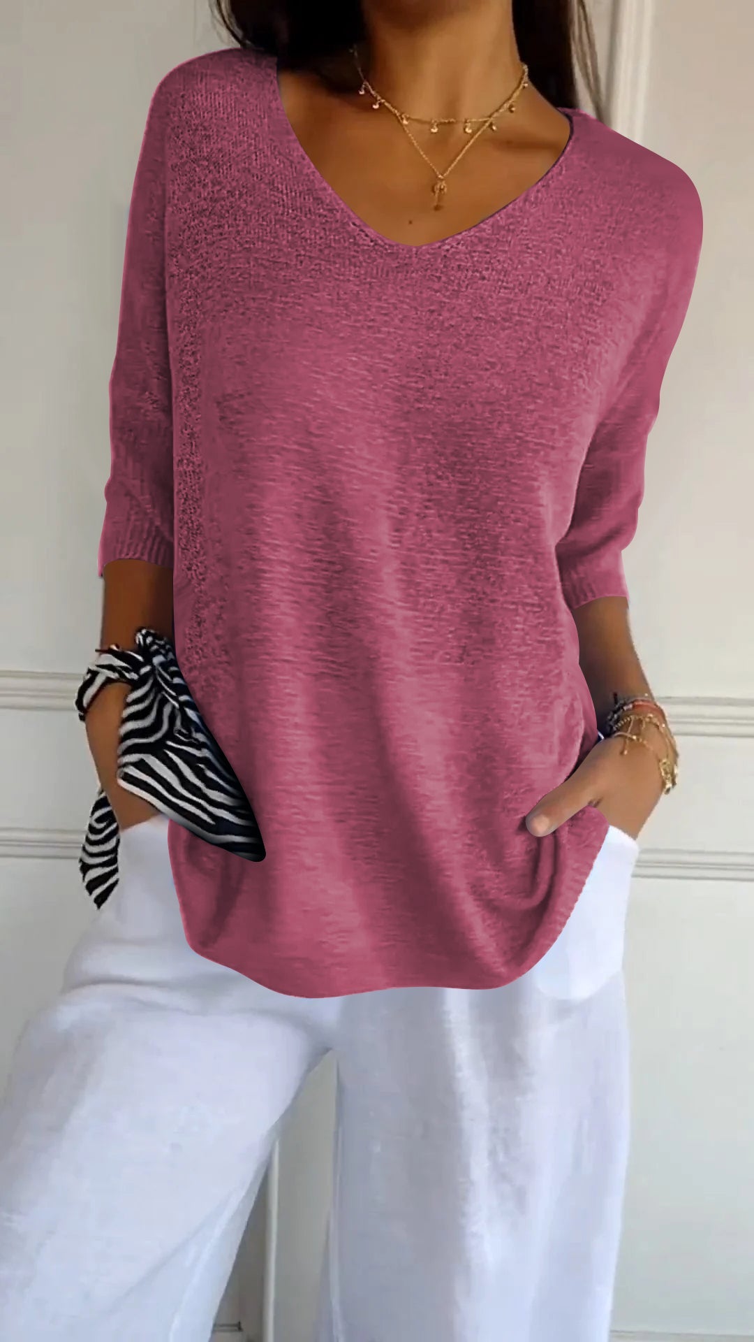 Thrylor™ | Haut Chic à Col en V