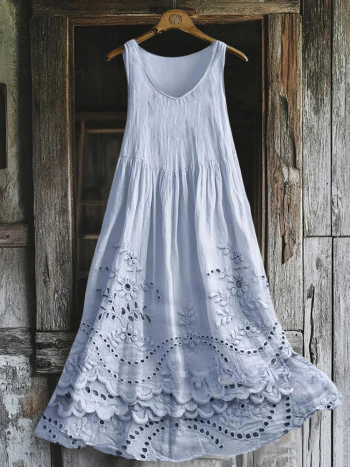 Margaux – Robe broderie anglaise