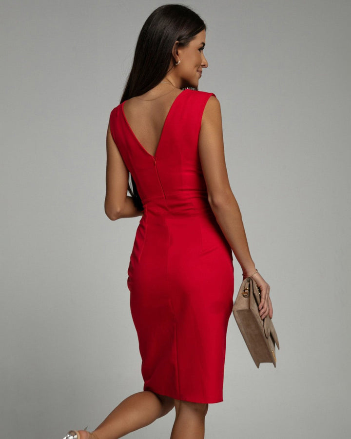 Francesca™ | Robe Décolleté en V et Fente