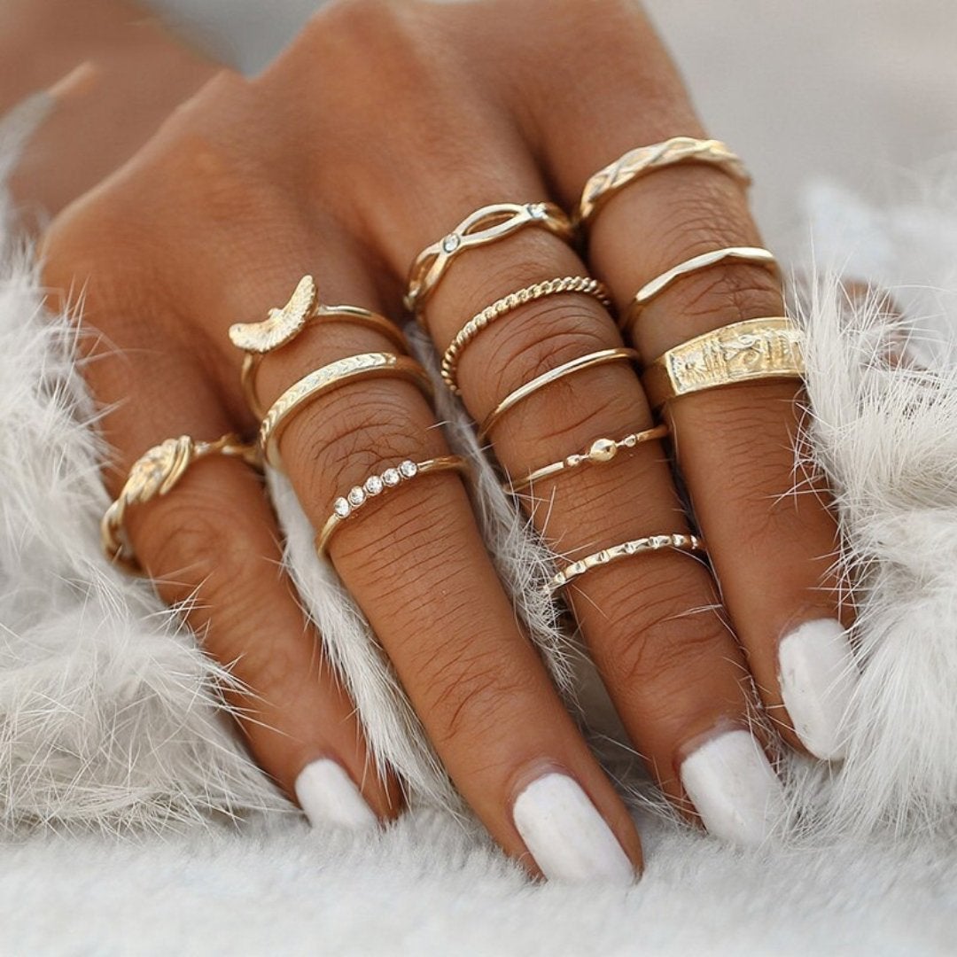 Emballage unique avec 8 à 12 bagues