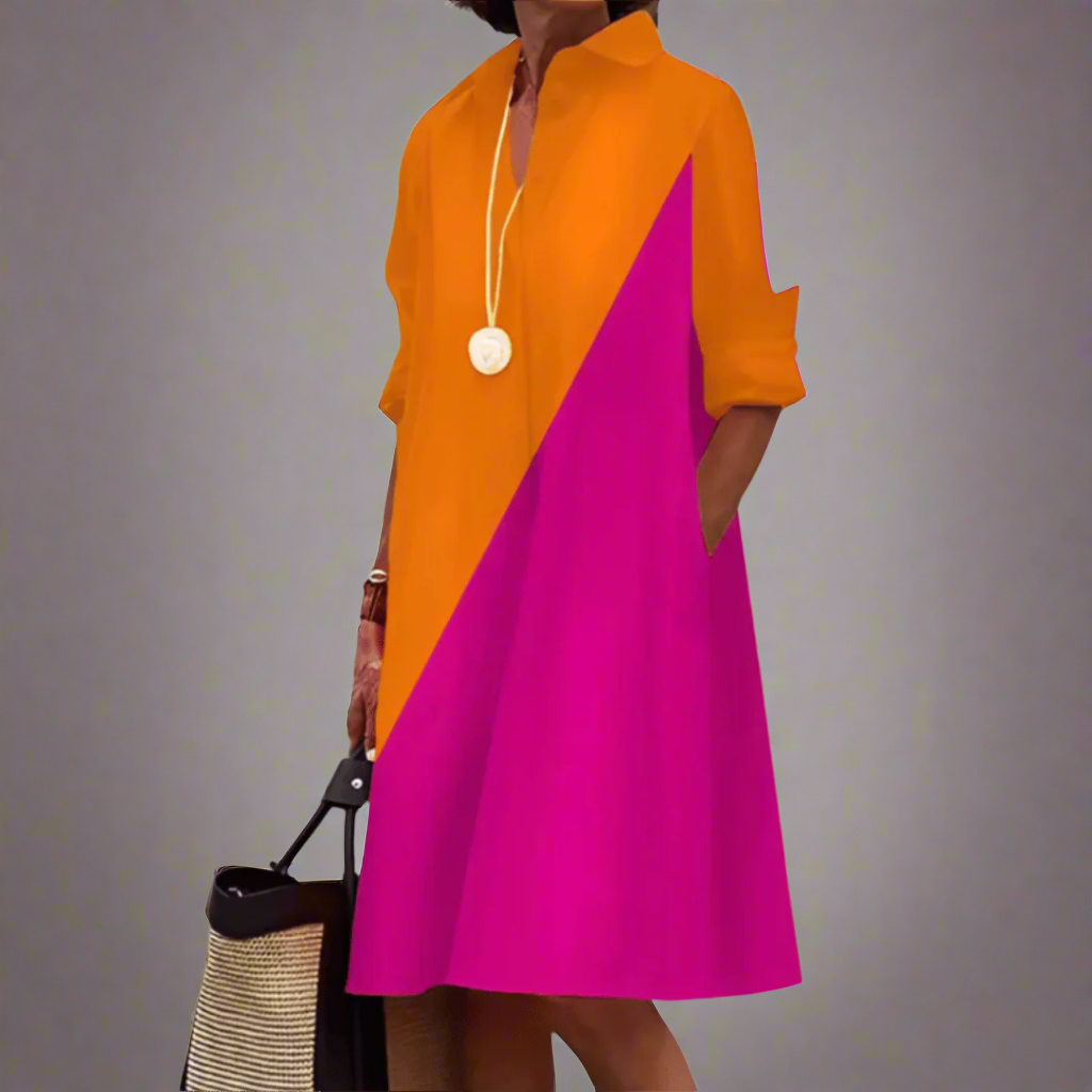 Bettina | Robe polo stylée en tissu premium