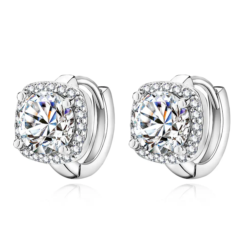 Boucles d'oreilles carrées Nadine