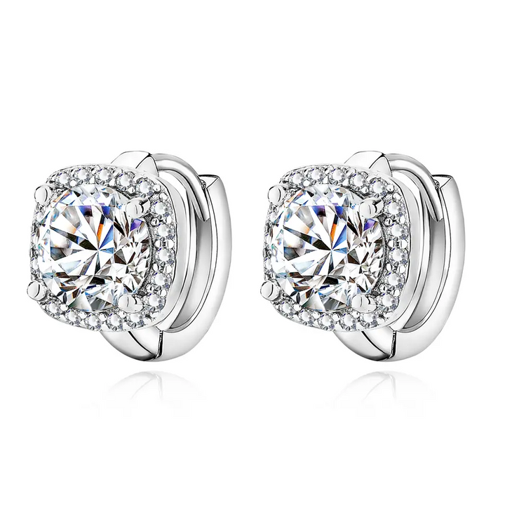 Boucles d'oreilles carrées Nadine