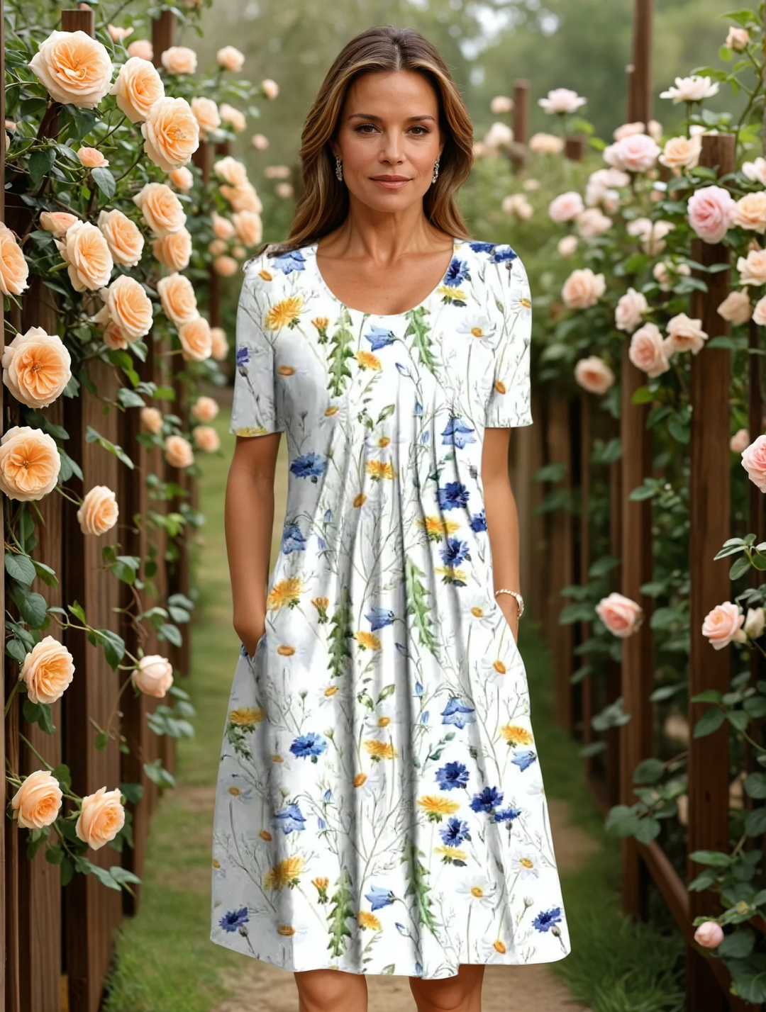 Mera™ | Robe Élégante avec Couvre-ventre