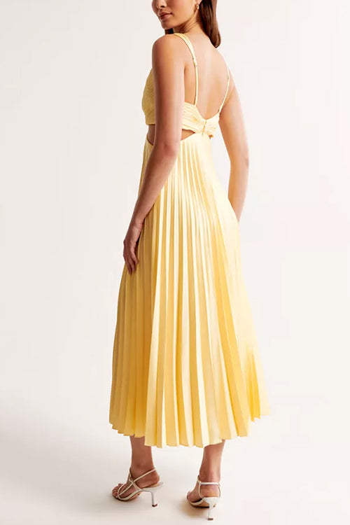 Elsa | Robe Maxidress Plissée Élégante