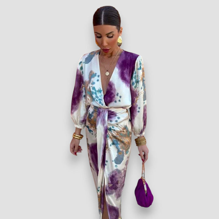 Larissa | Robe Élégante avec Décolleté en V