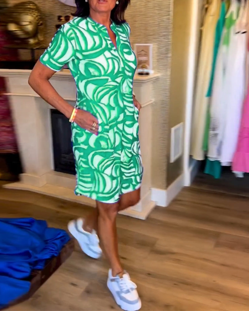 Maeve™ | Robe d'été A-ligne légère avec décolleté en V