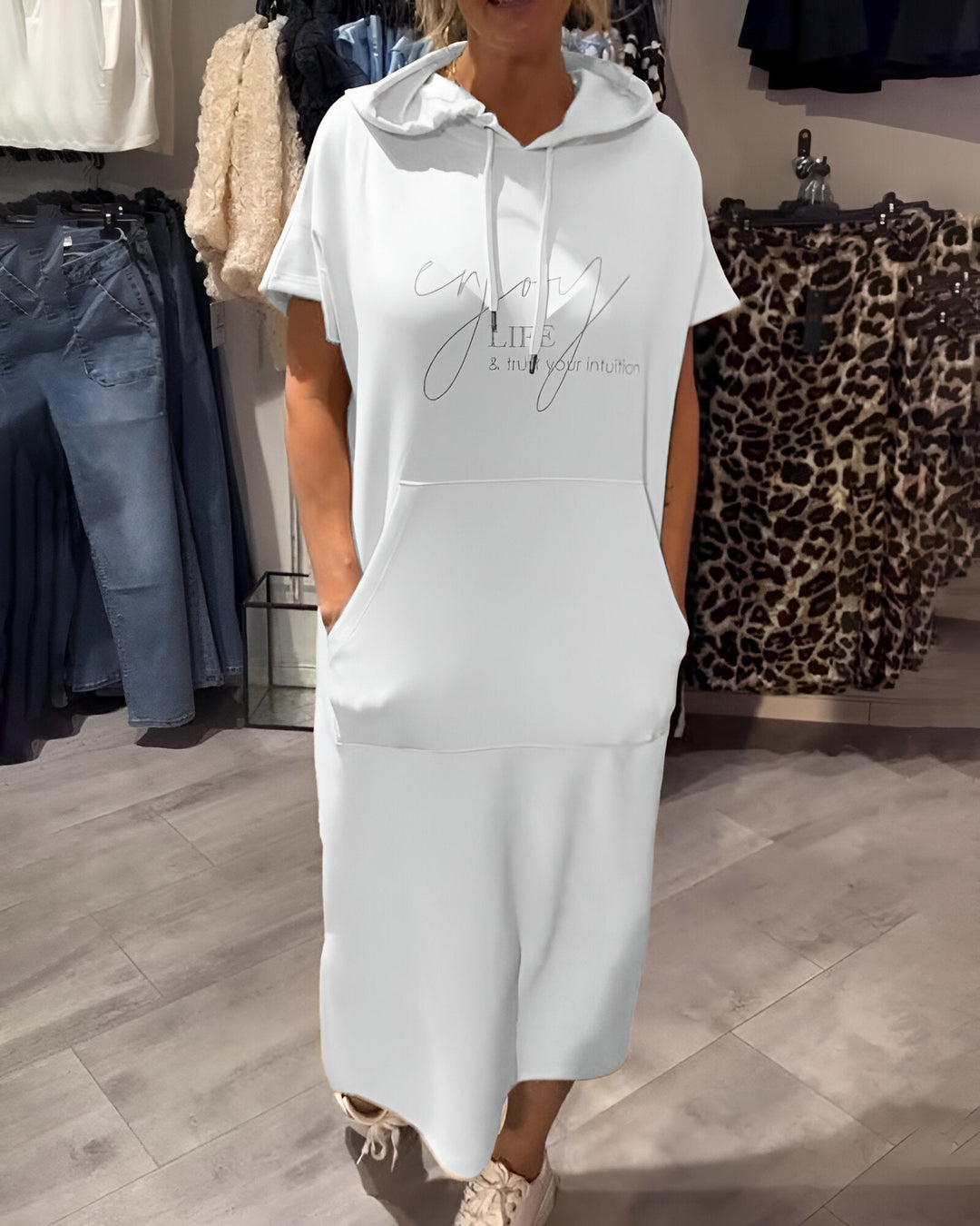 Saskia™ | Robe à Capuche Décontractée