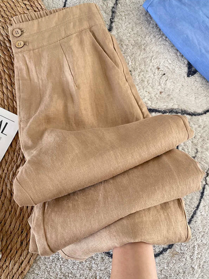 Clyra™ | Pantalon en Lin Sans Effort