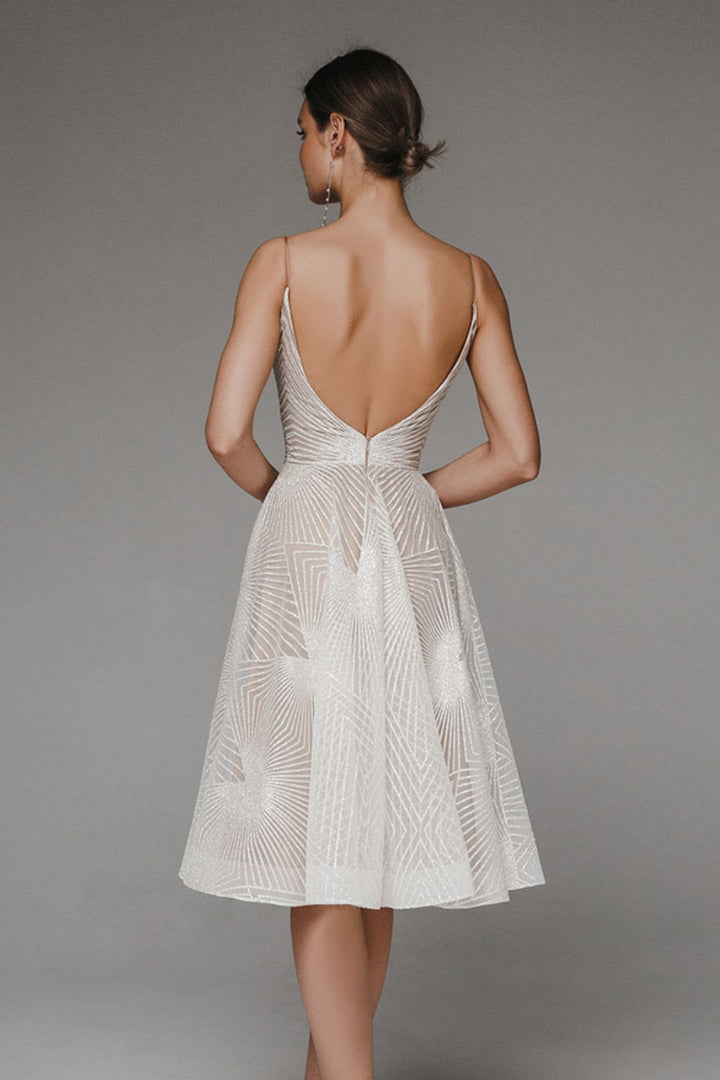 Xyros™ | Robe Midi Élégante à Sequins Géométriques