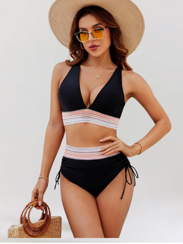 Maisie™ | Ensemble de bikinis taille haute avec contrôle de l'abdomen