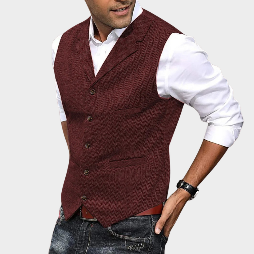 Adira™ | Gilet sur mesure luxueux pour l'homme moderne