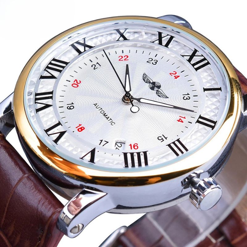 Mode Luxe Cuir Automatique Complète Montre™ - Olsen & Olsen