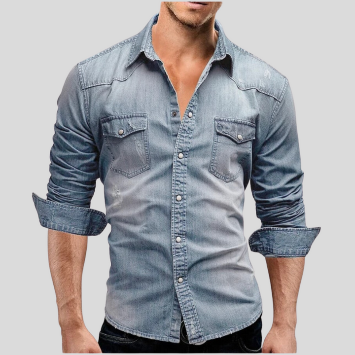 Lexon™ | Chemise en Jean Élégante et Polyvalente
