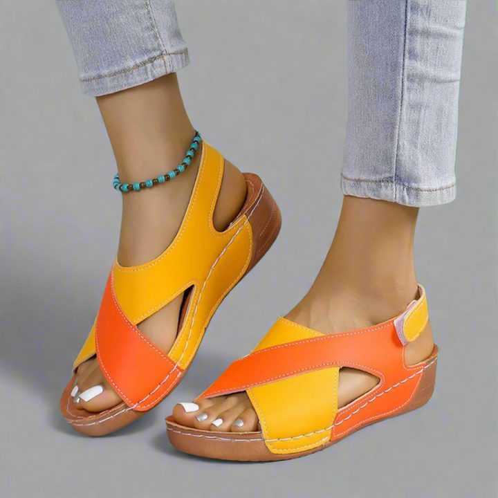 Sonnhild | Sandales Premium Artisanales en Bleu Marine