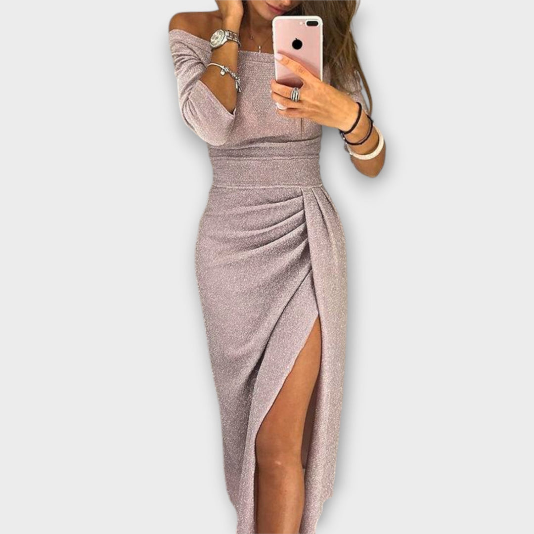 Lena | Robe élégante décolletée