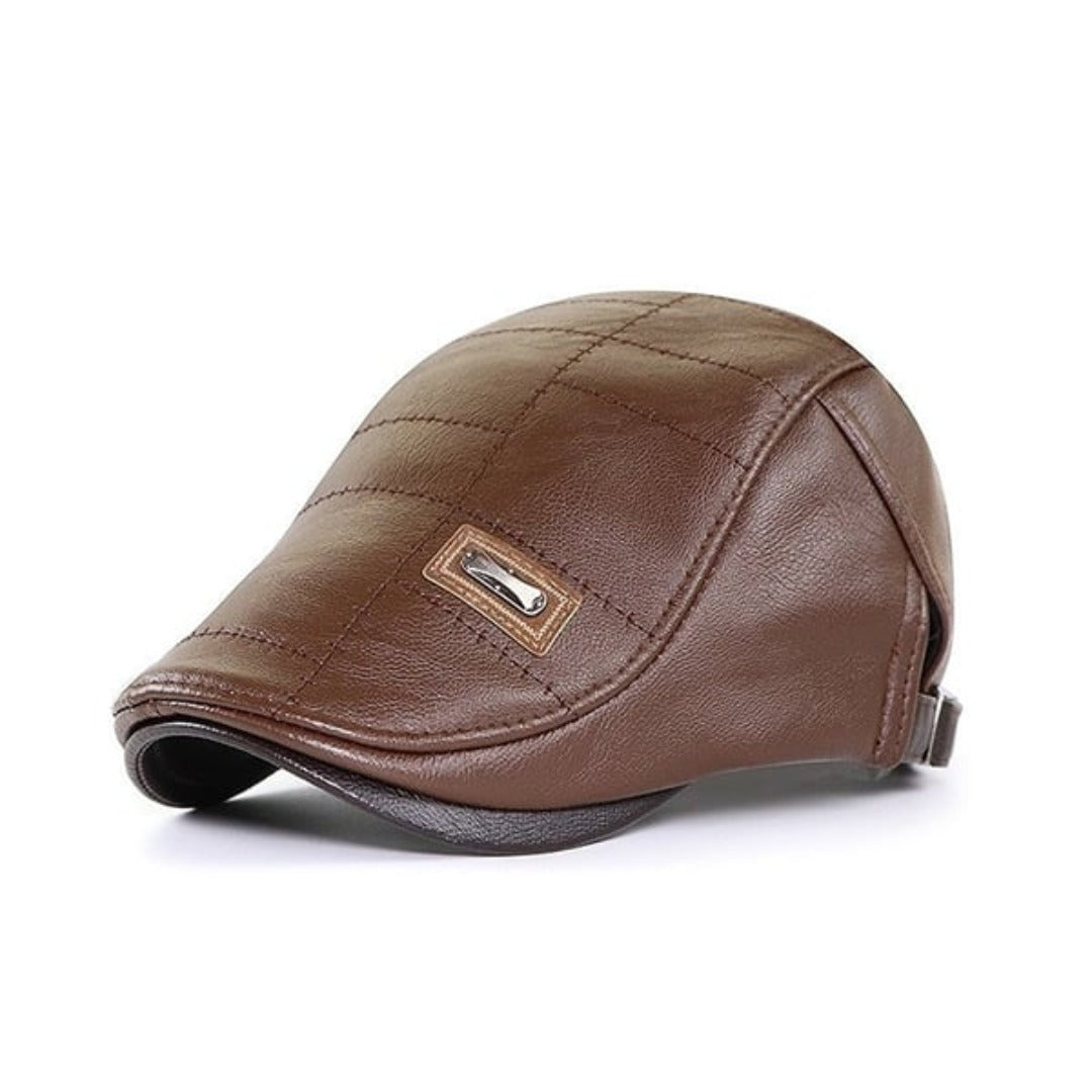 Elya™ | Casquette en cuir unisexe stylée