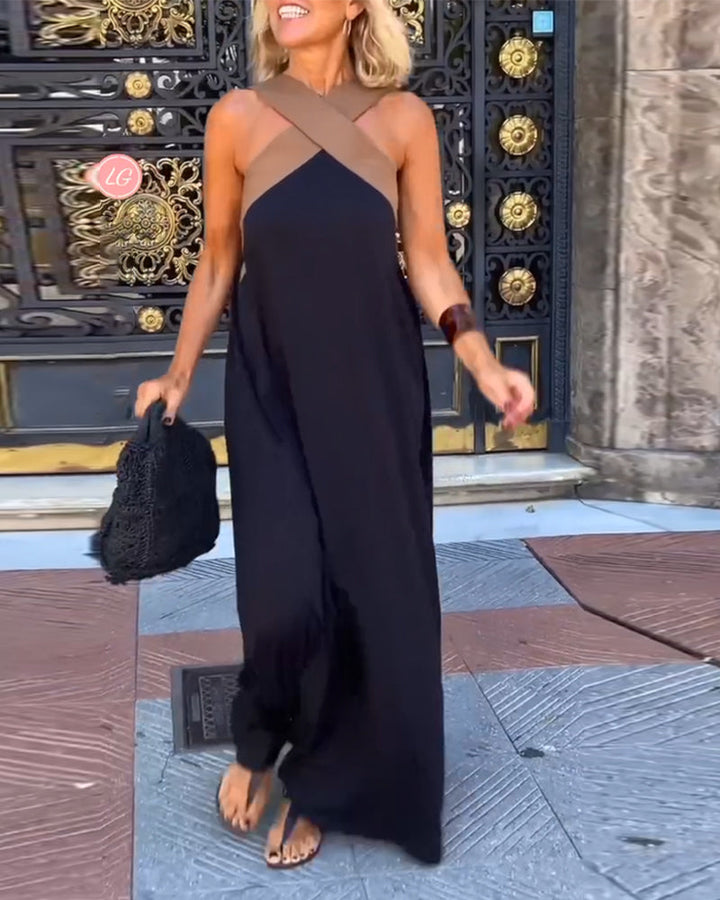 Ash™ | Robe Croisée Élégante avec Dos Ouvert