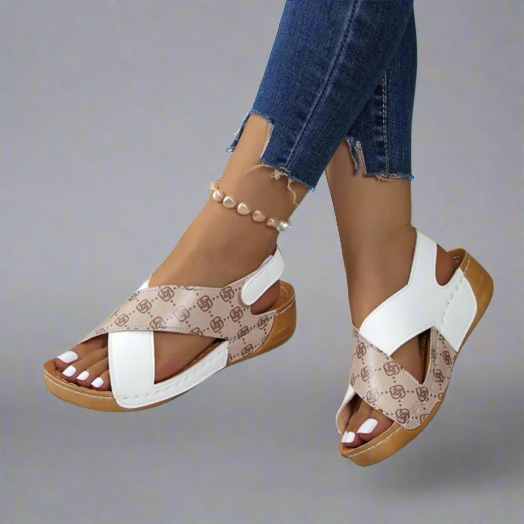 Sonnhild | Sandales Premium Artisanales en Bleu Marine