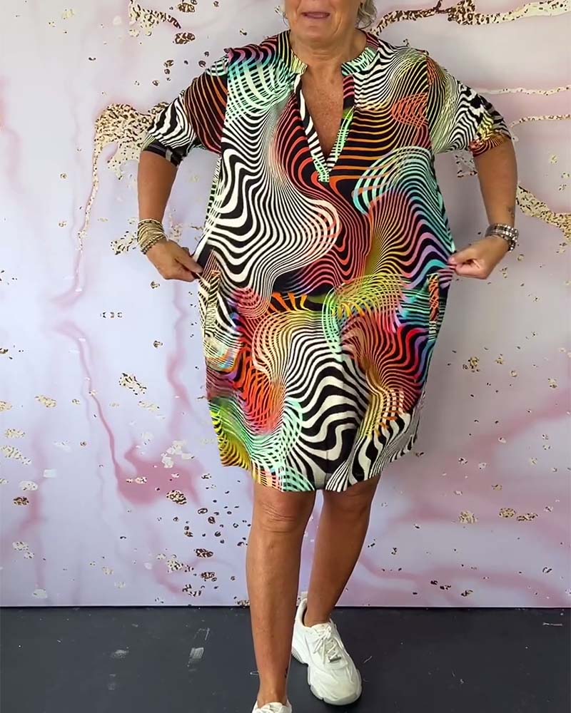 Bellara™ | Robe V-cou Colorée