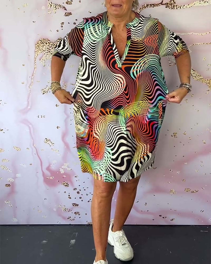 Bellara™ | Robe V-cou Colorée