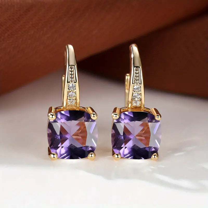Boucles d'oreilles en pierre mystique