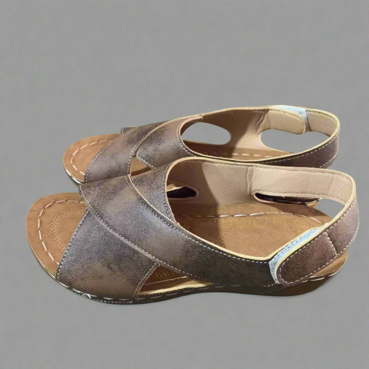 Sonnhild | Sandales Premium Artisanales en Bleu Marine