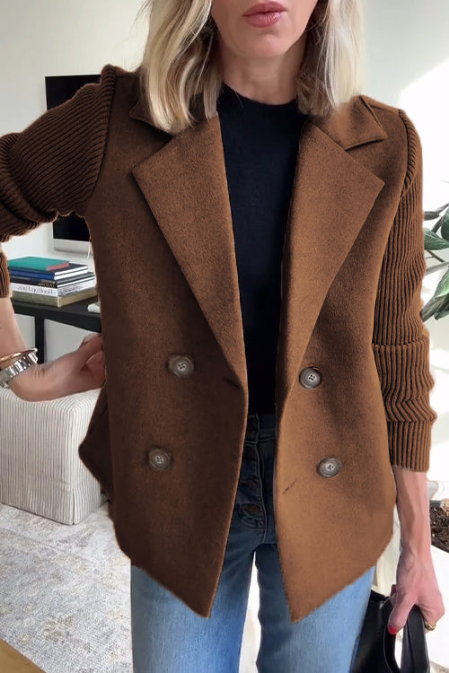 Elvora™ | Blazer Élégant avec Manches Contrastées