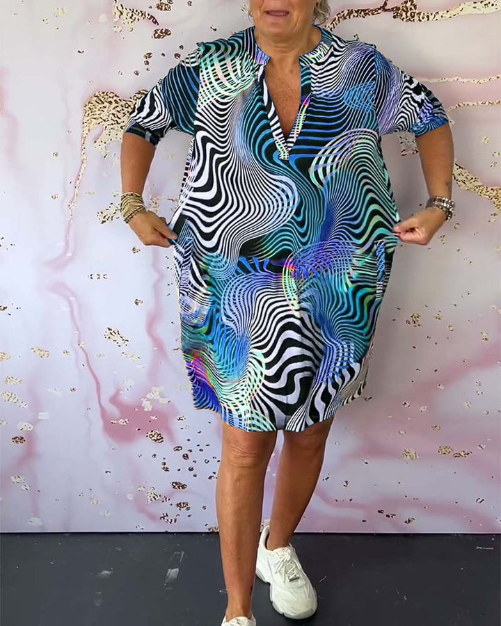 Bellara™ | Robe V-cou Colorée