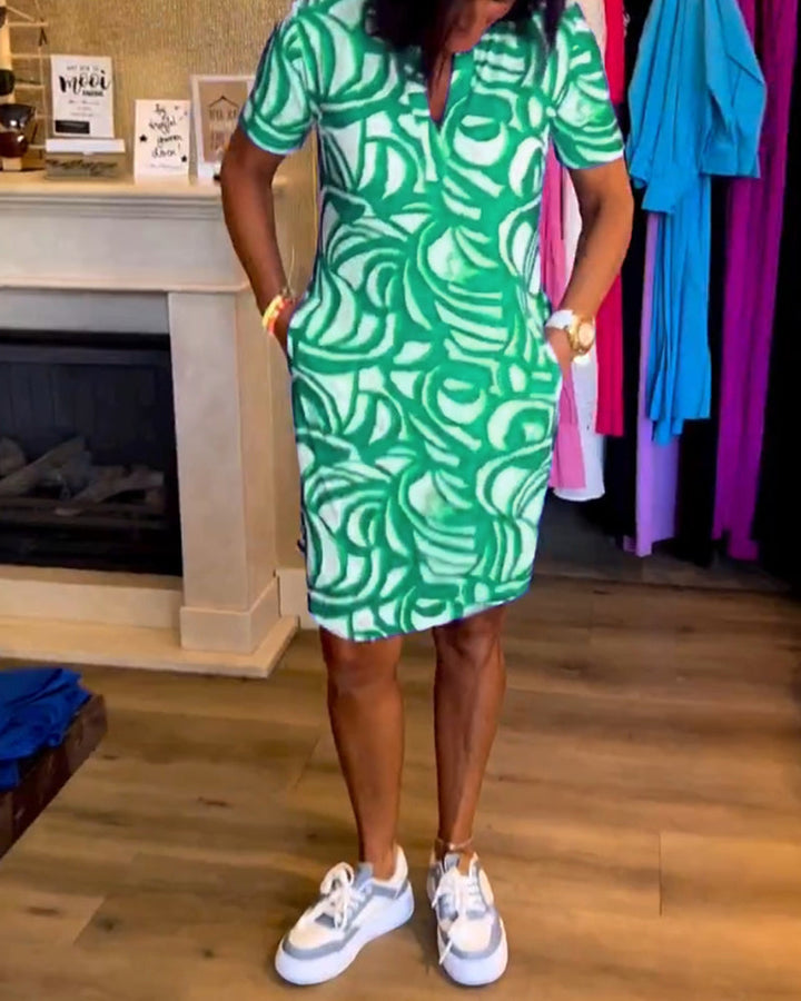 Maeve™ | Robe d'été A-ligne légère avec décolleté en V