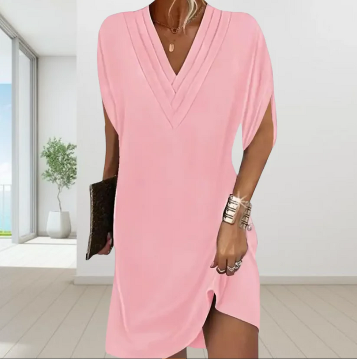 Jeanne™ | Robe élégante à col en V